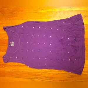 St John’s Bay Purple Studded Top